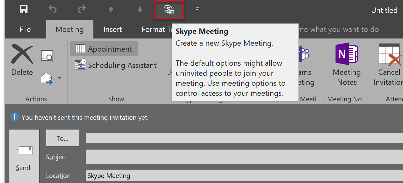 skype for business mac create meeting